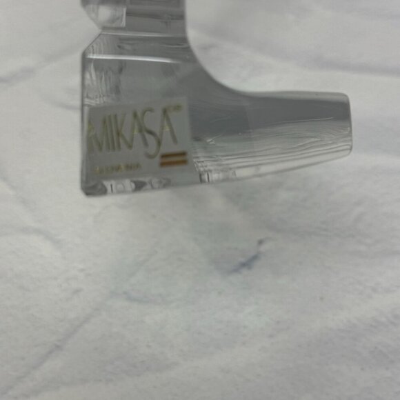 Mikasa Clear Crystal Cathedral Arch Picture Frame 4x6 Elegant Display Decor - Picture 6 of 8